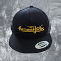 Black Traditional Trucker Hat (Flat Bill)